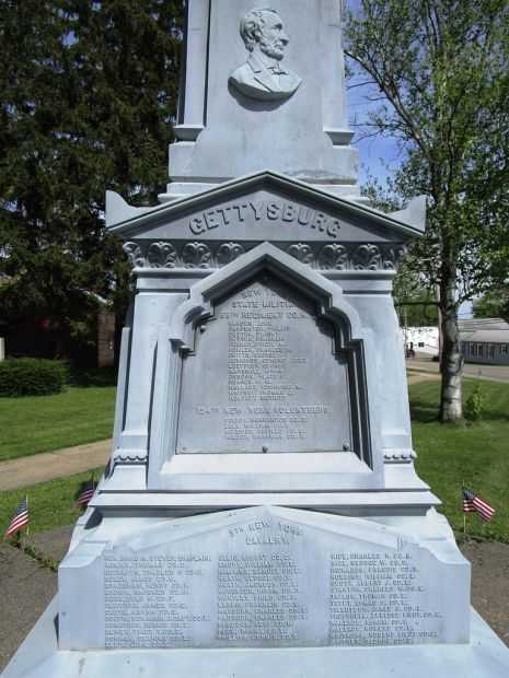 SHERMAN CIVIL WAR MEMORIAL SIDE D
