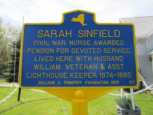 SARAH SINFIELD WAR MEMORIAL MARKER