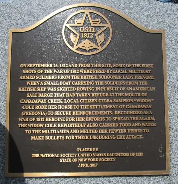 SEPTEMBER 26, 1812 WAR MEMORIAL PLAQUE