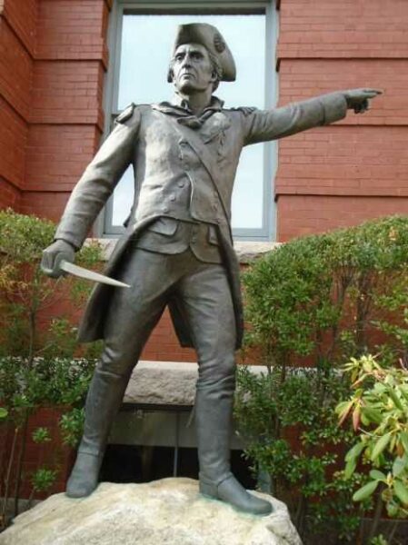 BRIGADIER GENERAL JOHN STARK WAR MEMORIAL STATUE