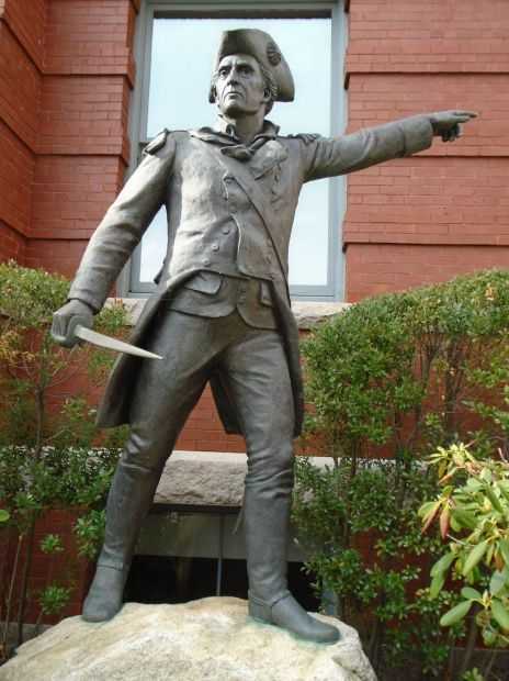 BRIGADIER GENERAL JOHN STARK WAR MEMORIAL STATUE