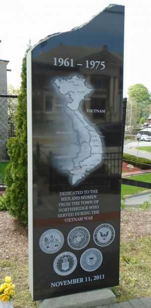 WHITINSVILLE VIETNAM WAR MEMORIAL DEDICATION STONE