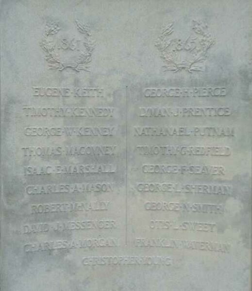 NORTHBRIDGE CIVIL WAR MEMORIAL STONE C