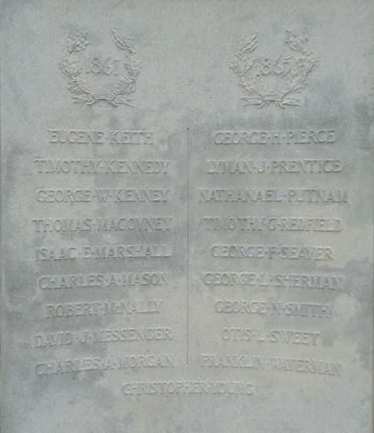 NORTHBRIDGE CIVIL WAR MEMORIAL STONE C