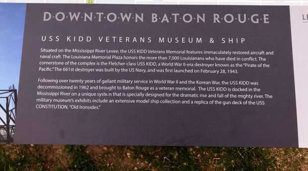 USS KIDD VETERANS MUSEUM & SHIP MEMORIAL MARKER