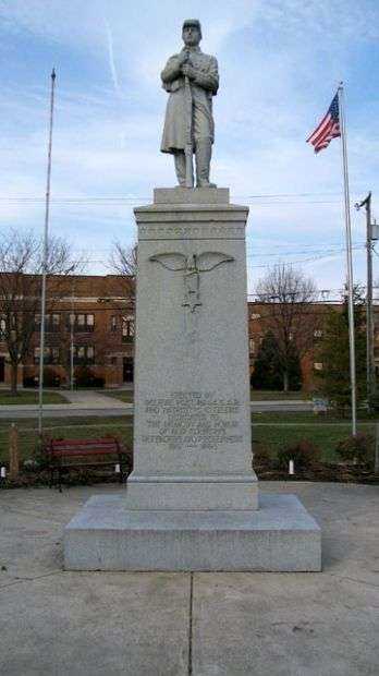 OGLEVIE POST NO. 64 G.A.R. CIVIL WAR MEMORIAL