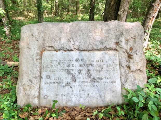 BATTLE OF ECHOWANOTCHAWAY SWAMP MEMORIAL