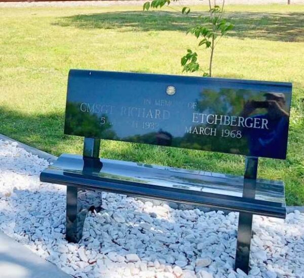 COMBAT SKYSPOT MEMORIAL BENCH