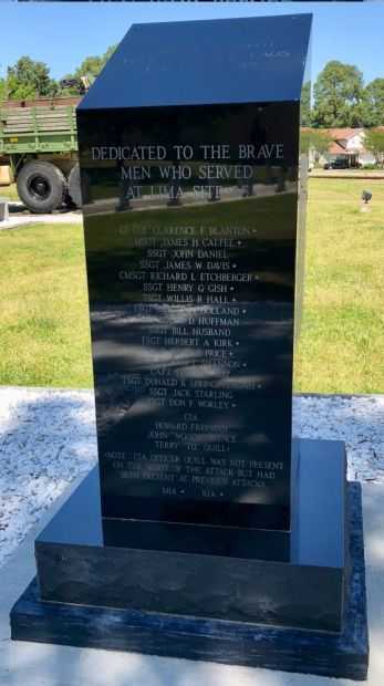 COMBAT SKYSPOT MEMORIAL STONE SIDE A