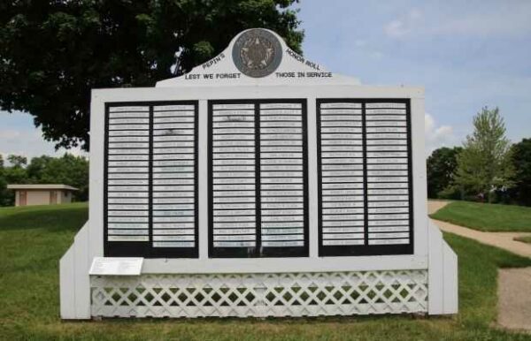 PEPIN’S AMERICAN LEGION HONOR ROLL MEMORIAL