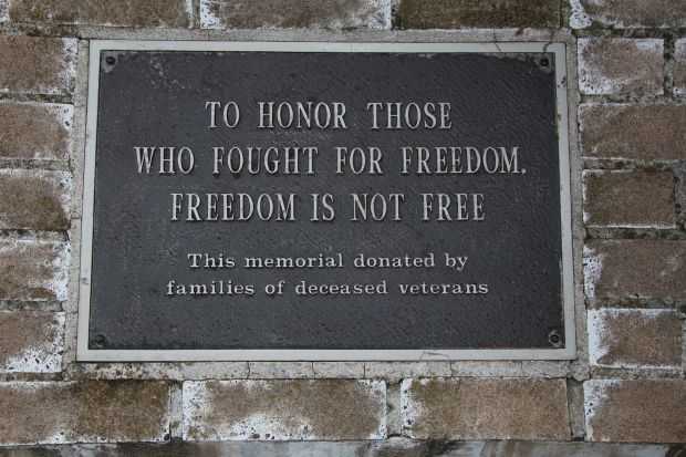 VFW POST 10406 VETERANS MEMORIAL PLAQUE