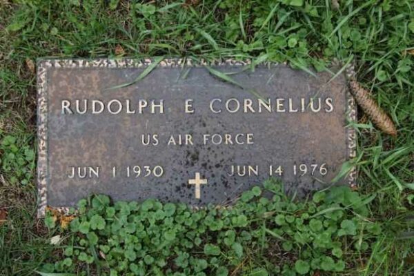 RUDOLPH E CORNELIUS MEMORIAL CEMETERY STONE