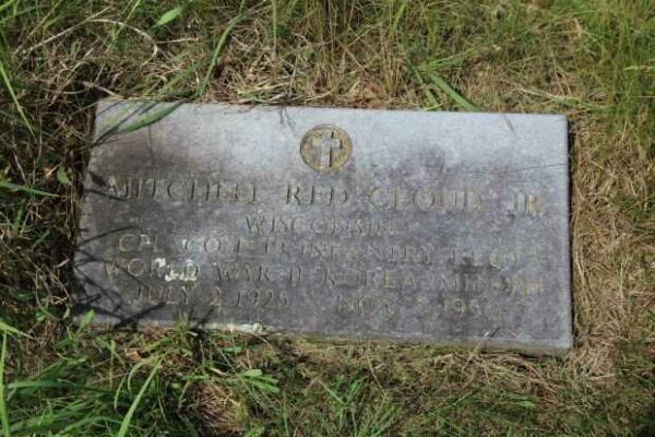 MITCHELL RED CLOUD JR MEDAL OF HONOR GRAVE STONE