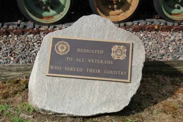 GILMAN ALL VETERANS MEMORIAL TANK PLAQUE