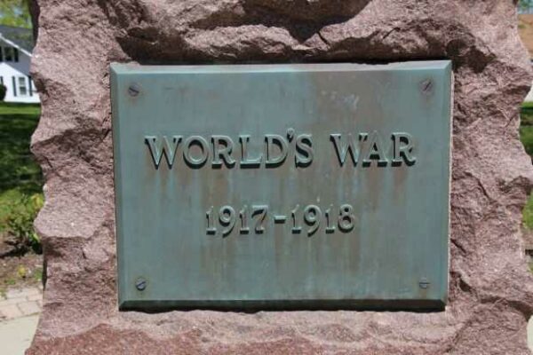 WHITEWATER WAR VETERANS MEMORIAL PLAQUE A