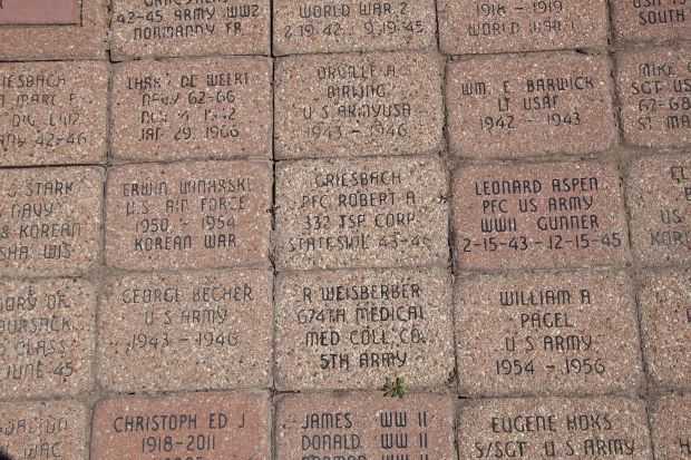 MENASHA’S ISLE OF VALOR MEMORIAL BRICKS E