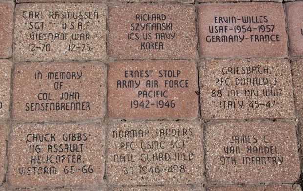 MENASHA’S ISLE OF VALOR MEMORIAL BRICKS D