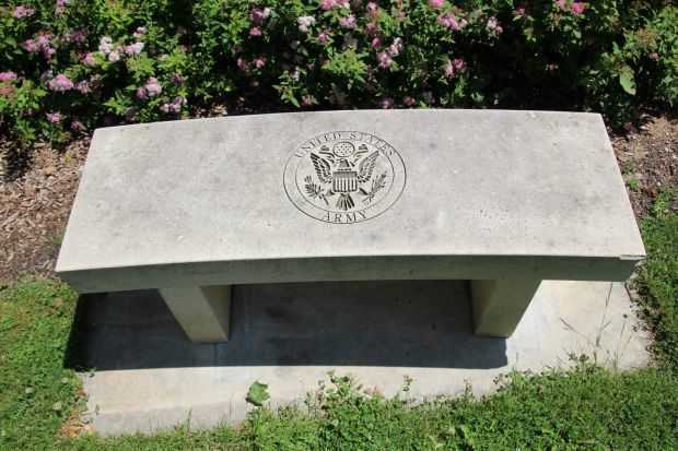 OSHKOSH COMMUNITY’S WAR VETERANS MEMORIAL BENCH C