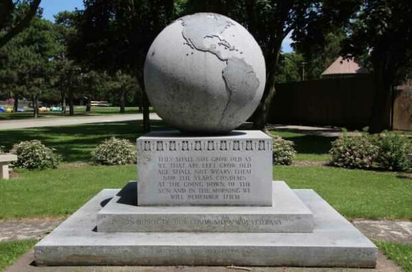 OSHKOSH COMMUNITY’S WAR VETERANS MEMORIAL CENTER STONE