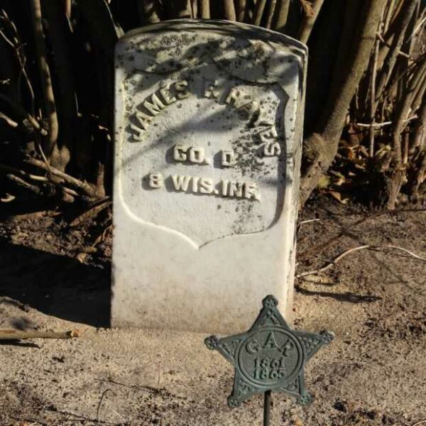 JAMES F. HAYES MEMORIAL CEMETERY STONE