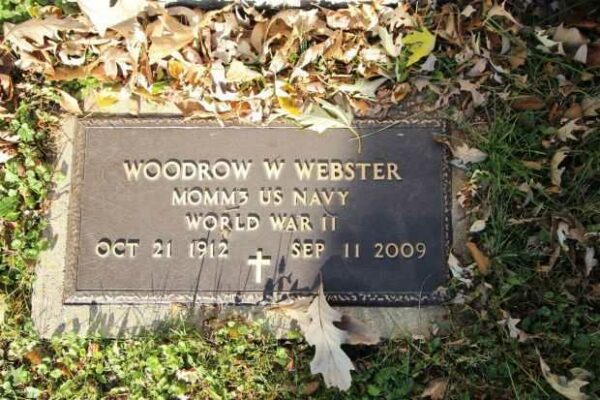 WOODROW W WEBSTER MEMORIAL CEMETERY STONE