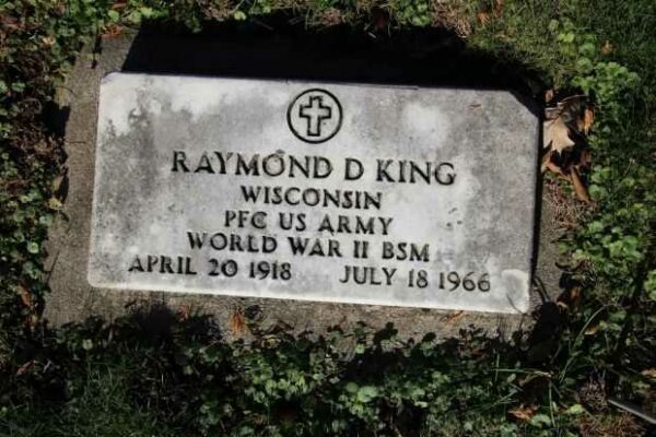 RAYMOND K KING MEMORIAL CEMETERY STONE