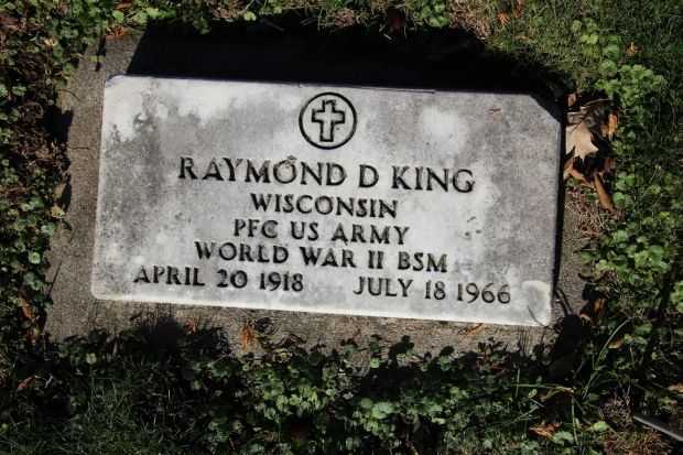 RAYMOND K KING MEMORIAL CEMETERY STONE