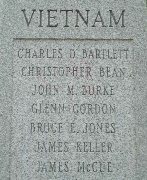 ROCKLAND WAR VETERANS MEMORIAL STONE F