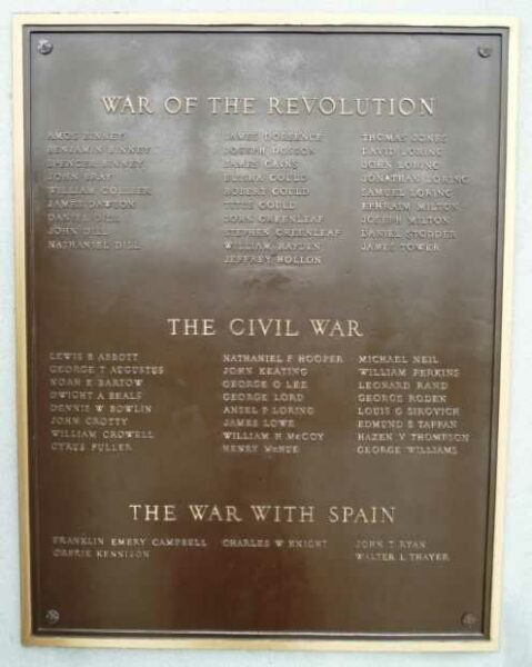 HULL WAR VETERANS MEMORIAL PLAQUE A