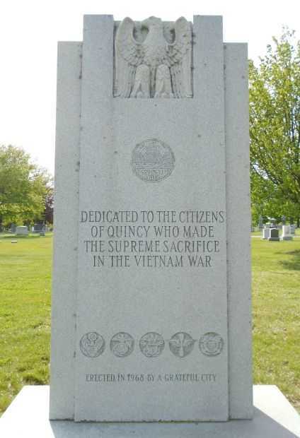 QUINCY VIETNAM WAR MEMORIAL FRONT