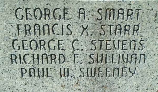 QUINCY KOREAN WAR MEMORIAL HONOR ROLL STONE G