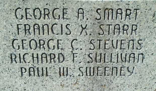 QUINCY KOREAN WAR MEMORIAL HONOR ROLL STONE G