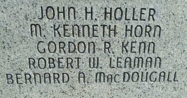 QUINCY KOREAN WAR MEMORIAL HONOR ROLL STONE D