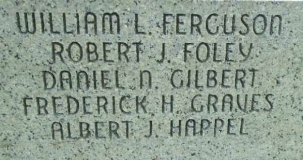 QUINCY KOREAN WAR MEMORIAL HONOR ROLL STONE C