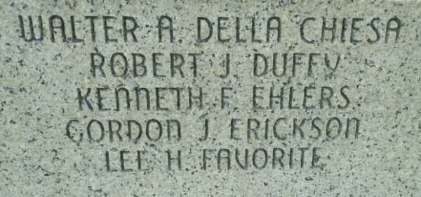 QUINCY KOREAN WAR MEMORIAL HONOR ROLL STONE B