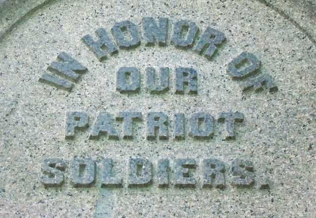 MOUNT WOLLASTON CEMETERY CIVIL WAR MEMORIAL DEDICATION STONE