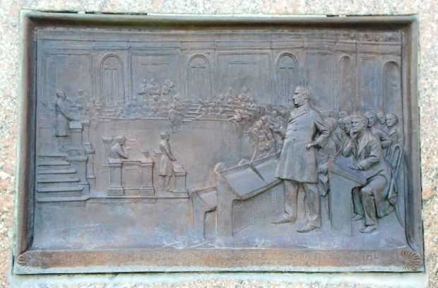 WILLIAM MCKINLEY MEMORIAL PLAQUE B