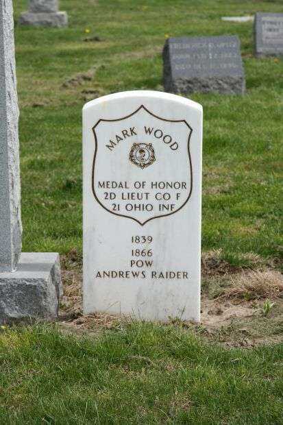 2D LIEUT. MARK WOOD MEDAL OF HONOR GRAVESTONE