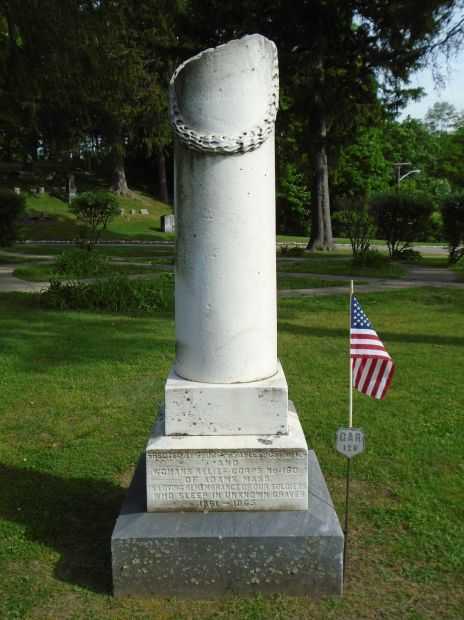 GEORGE E. SAYLES POST NO 126 UNKNOWN GRAVES MEMORIAL