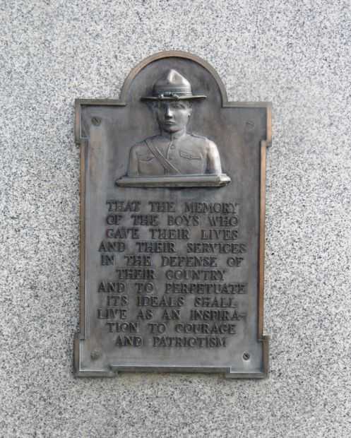 PAYETTE WORLD WAR I MEMORIAL PLAQUE