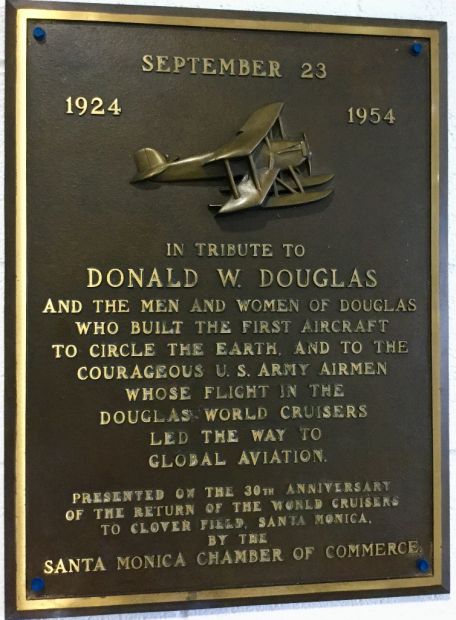 IN TRIBUTE TO DONALD W. DOUGLAS MEMORIAL PLAQUE