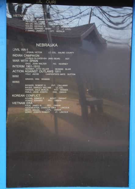 REGION FIVE OF THE MEDAL OF HONOR SOCIETY MEMORIAL PANEL K