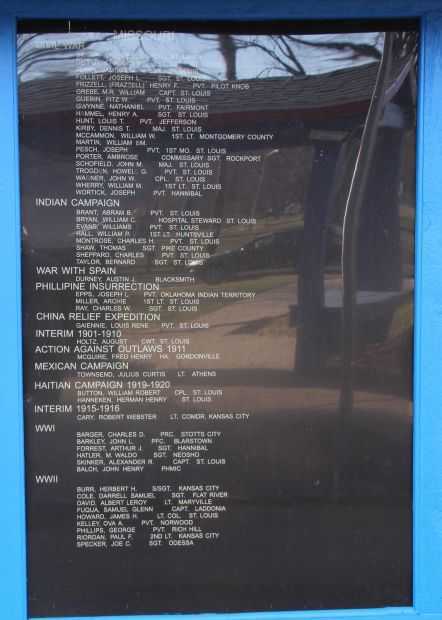 REGION FIVE OF THE MEDAL OF HONOR SOCIETY MEMORIAL PANEL J