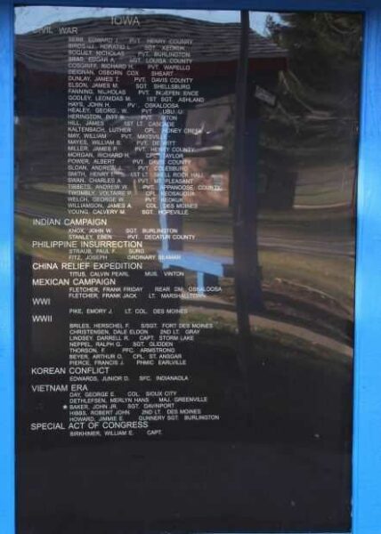 REGION FIVE OF THE MEDAL OF HONOR SOCIETY MEMORIAL PANEL G