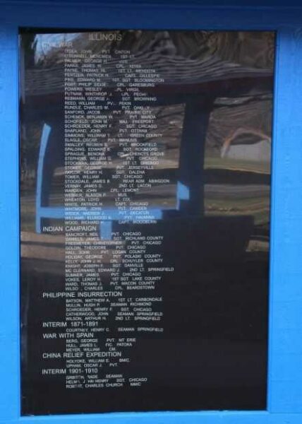 REGION FIVE OF THE MEDAL OF HONOR SOCIETY MEMORIAL PANEL E