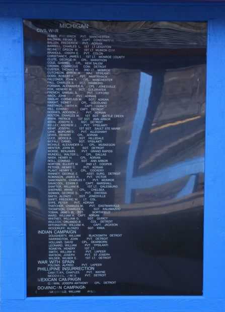 REGION FIVE OF THE MEDAL OF HONOR SOCIETY MEMORIAL PANEL B