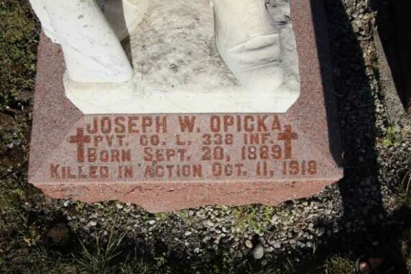 JOSEPH W. OPICKA MEMORIAL CEMETERY STONE