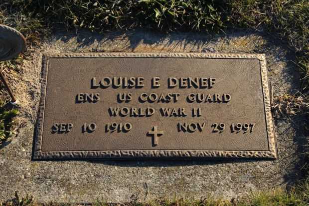 LOUISE E DENEF MEMORIAL CEMETERY STONE