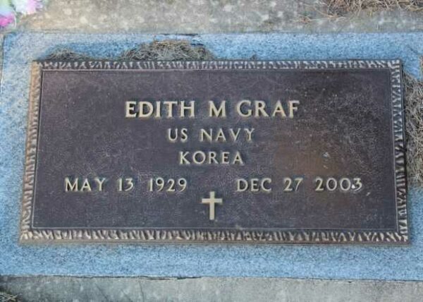 EDITH M GRAF MEMORIAL CEMETERY STONE