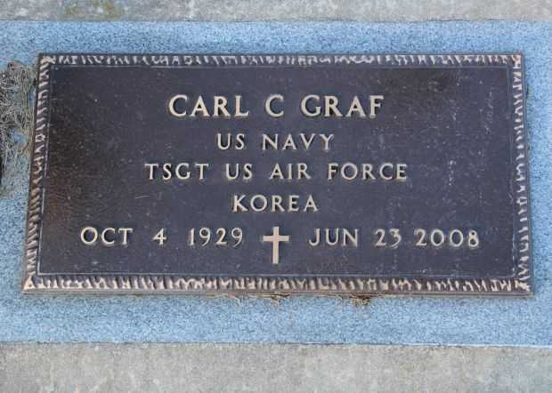 CARL C GRAF MEMORIAL CEMETERY STONE